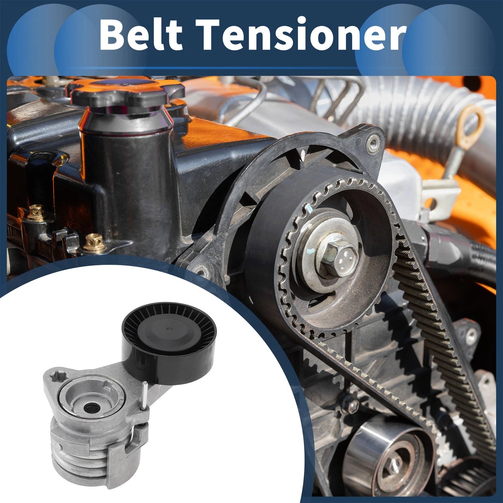 Belt Tensioner Replacement for BMW 128i Base 3.0L L6 (2008–2013)