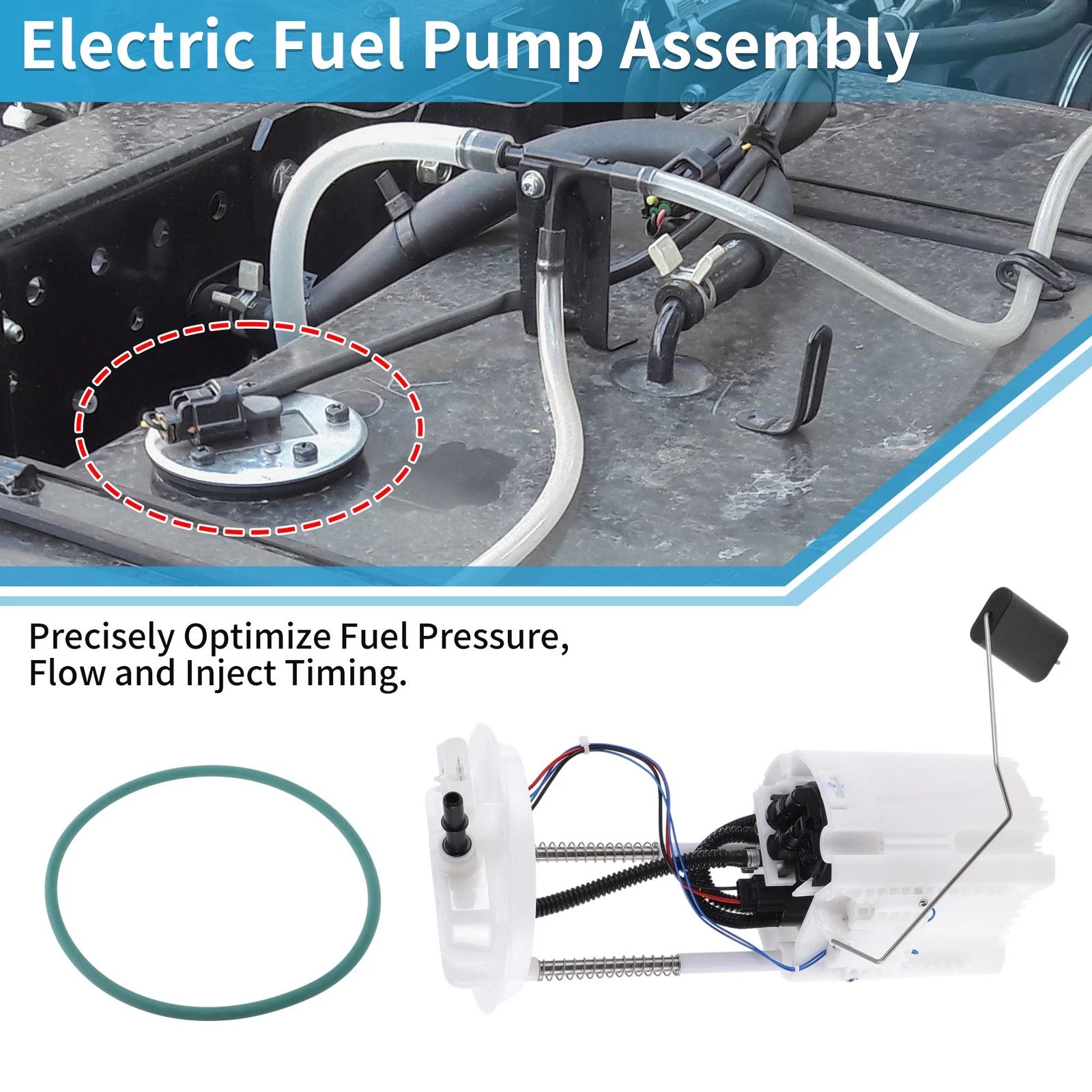 Electric Fuel Pump Assembly Replacement for Dodge Nitro Jeep Liberty (2007–2011)