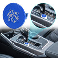 Ignition Push Start Stop Button Cover Trim for BMW Blue Car Engine ABS (2010–2023)