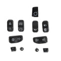 11 Pieces Control Switch Cap Buttons for Harley Davidson Glide Road King (2014–2019) T9