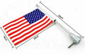 Luggage Rack Vertical Flag Pole for Harley Touring Road King Glide & FLHT (T9)