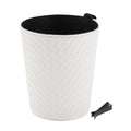 Car Trash Can for Universal Use (1 Pcs) - Hanging Front Rear Seats, White