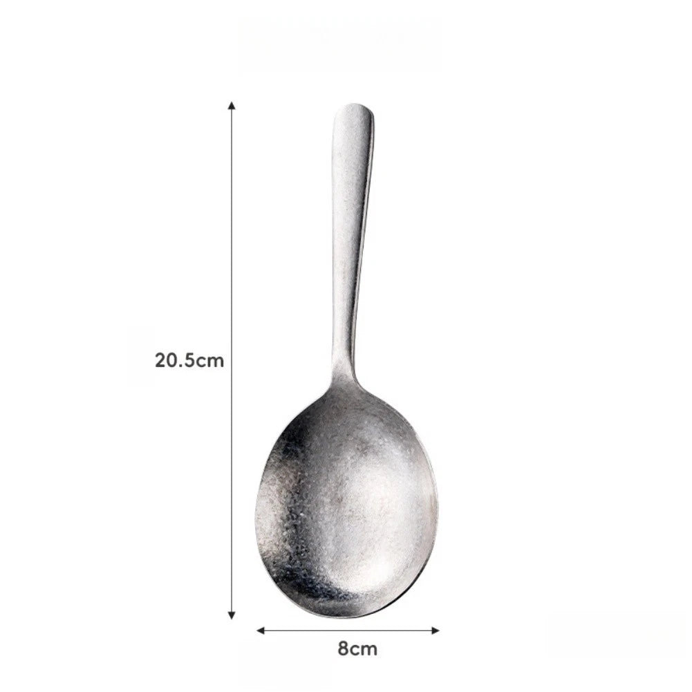 Pure Titanium Spoon for Cooking (20.5 cm x 8 cm)