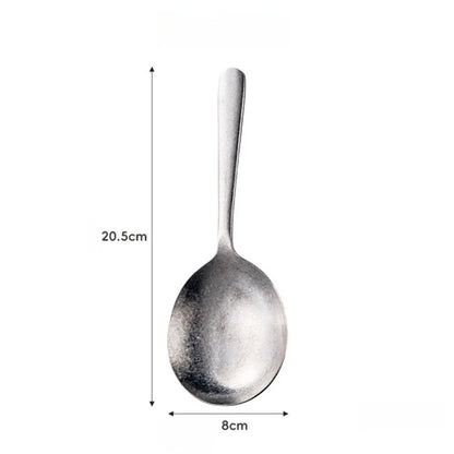 Pure Titanium Spoon for Cooking (20.5 cm x 8 cm)