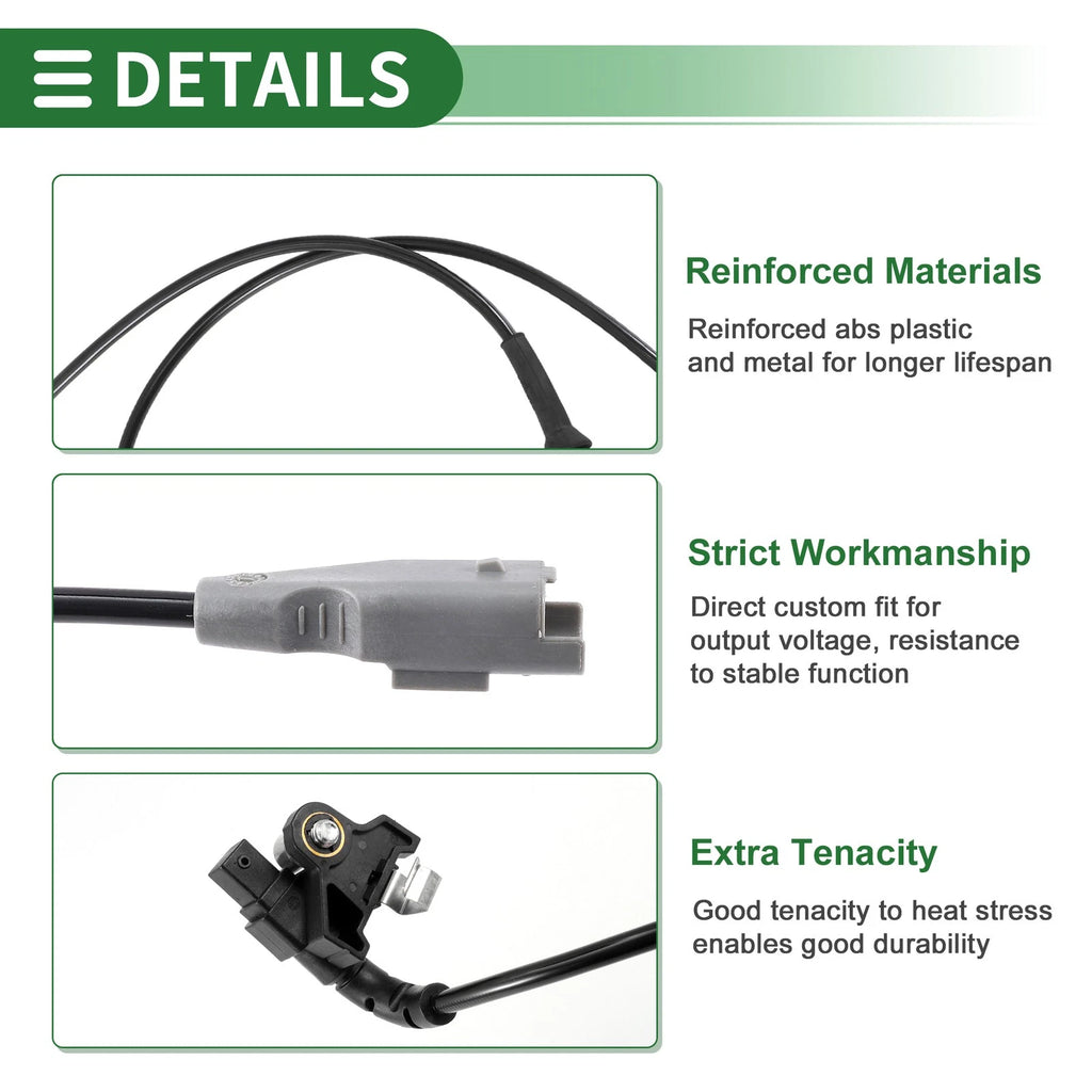 ABS Wheel Speed Sensor No. 9659058180/ZQ80018980 for Citroen C4 (2004–2011)