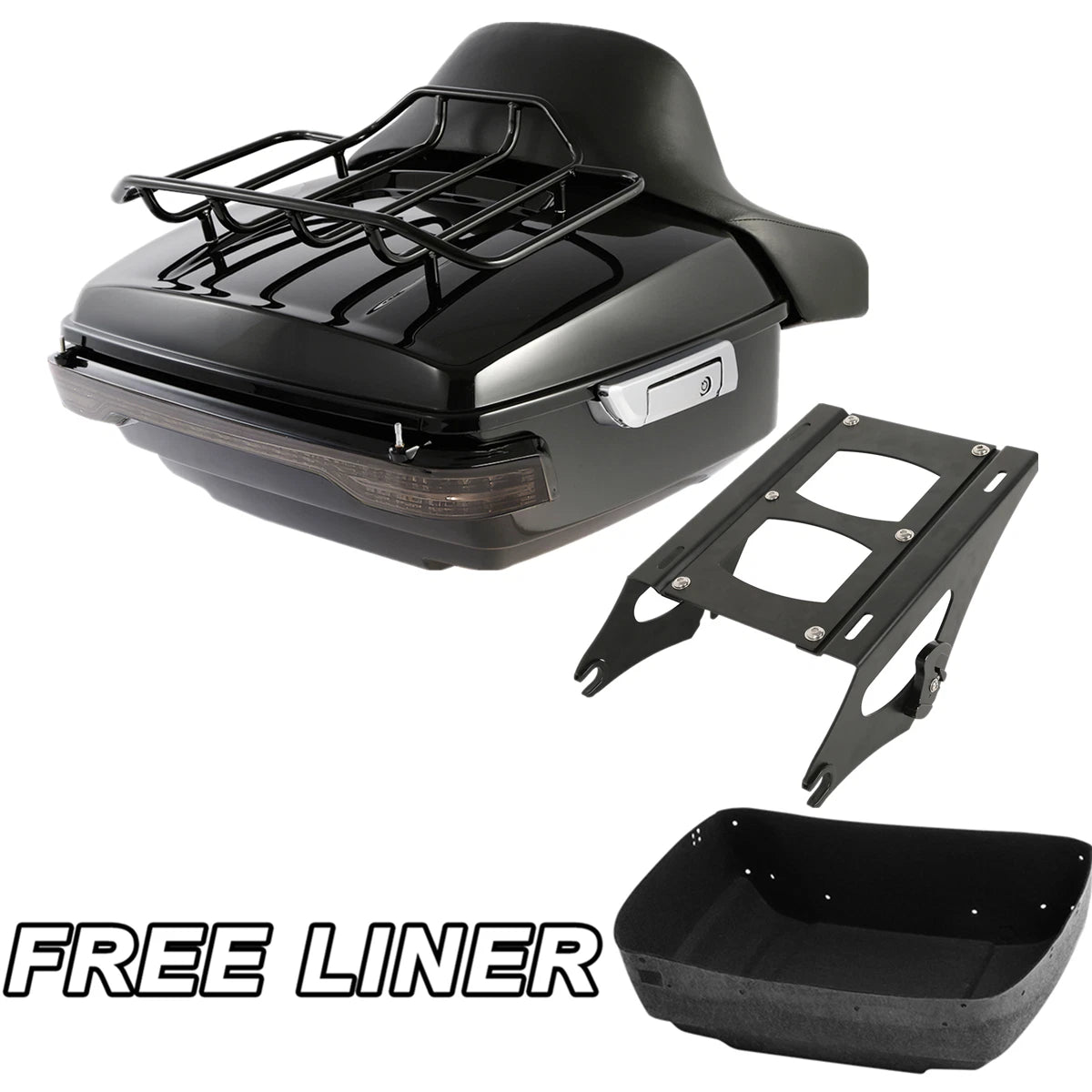 Trunk Pad Mount Rack Tail Light for Harley Touring (2014–Present)