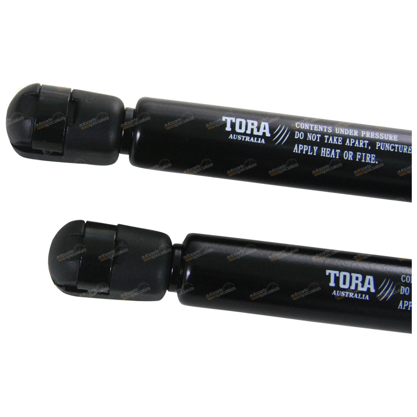 2 Bonnet Gas Struts for Ford Territory (2004–2016) - Pressurised Stay Pair