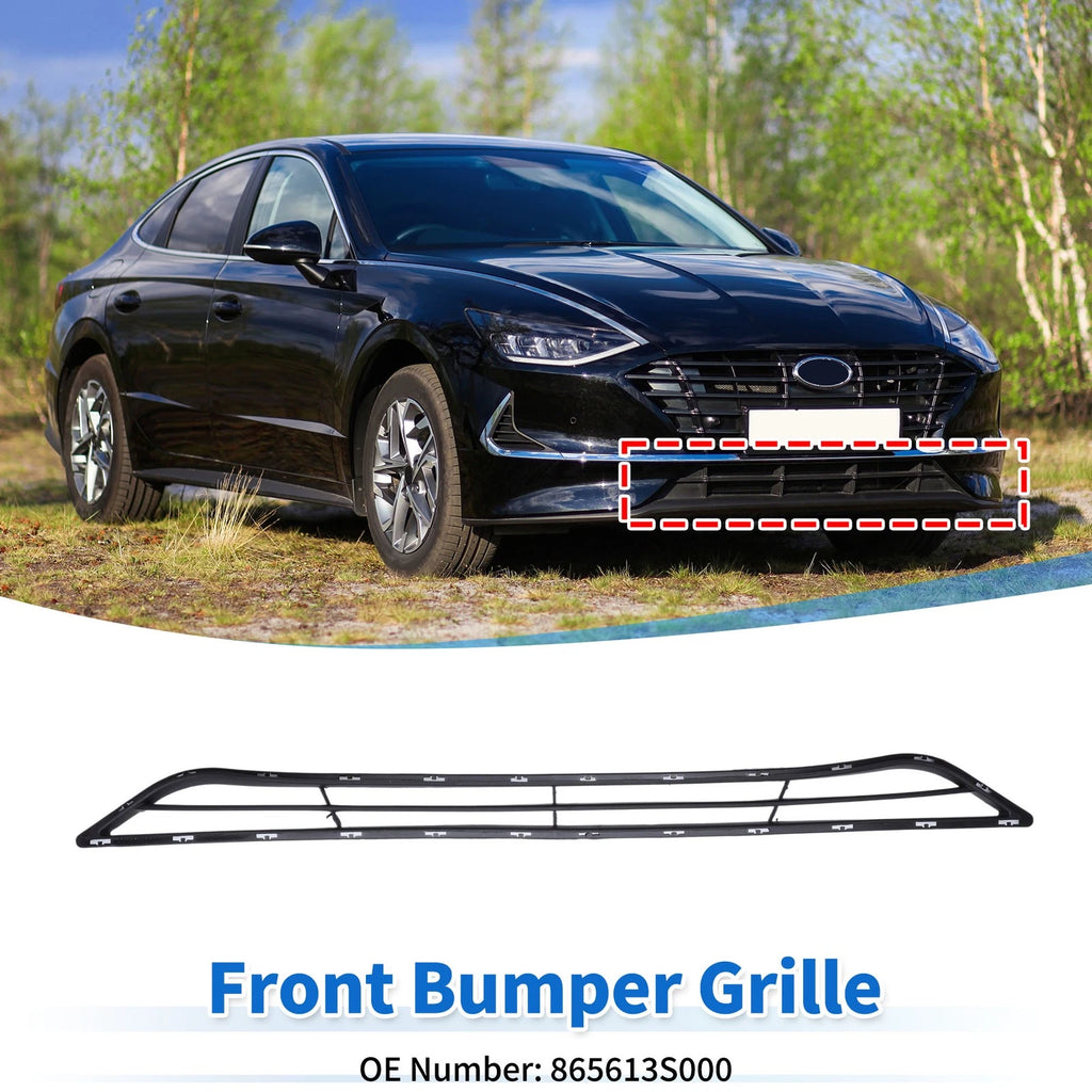 Lower Grille Front Bumper Grille Replacement for Hyundai Sonata (2014–2014)