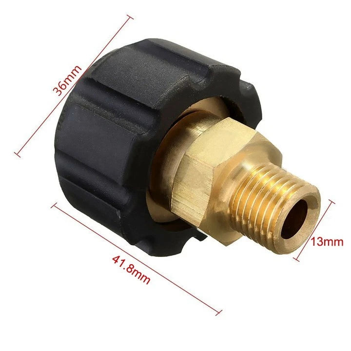 Adapter for M22 High Pressure Washer Hose Pipe Quick Connector