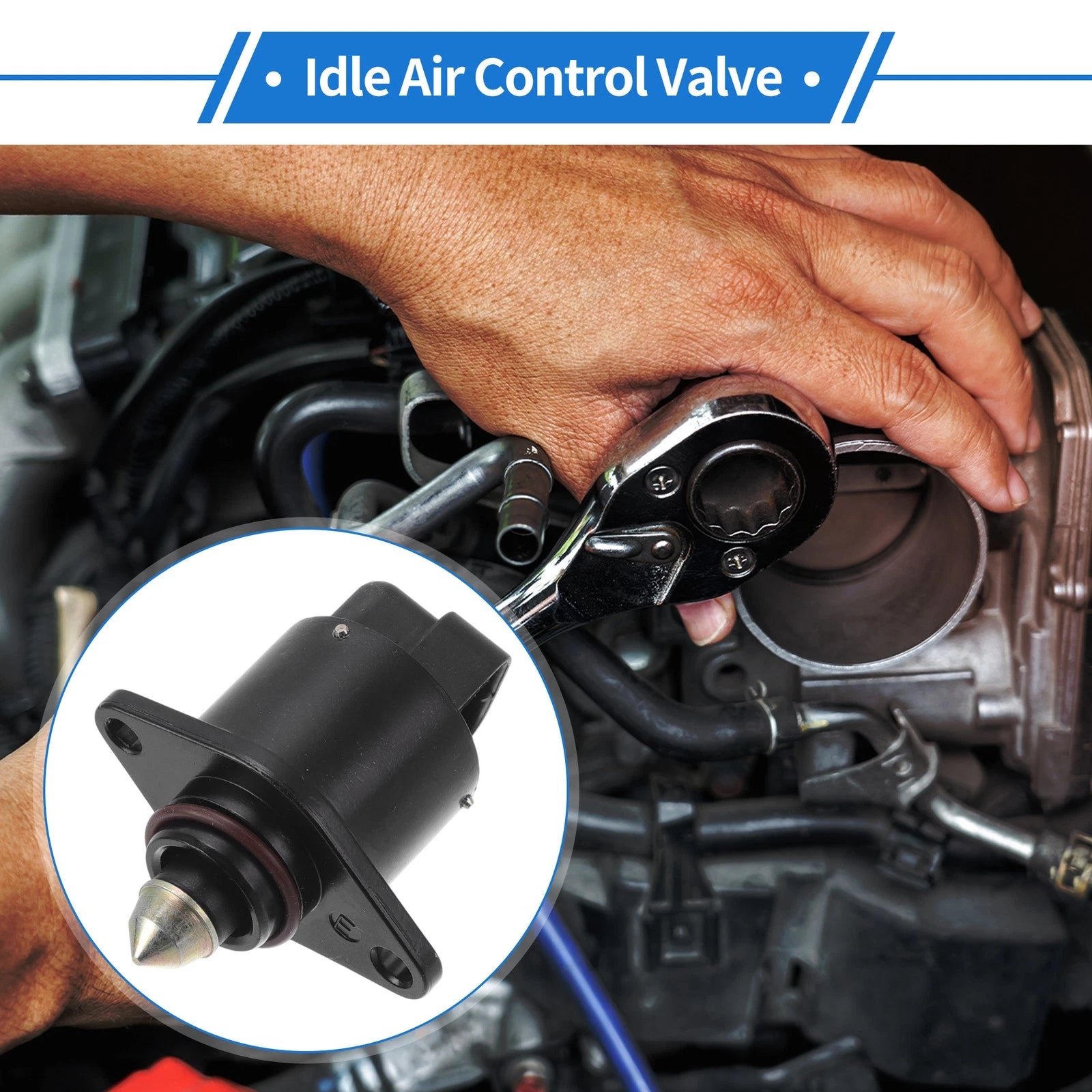 Idle Air Control Valve Replacement for GMC G3500 (1992–1996) Idle Motor