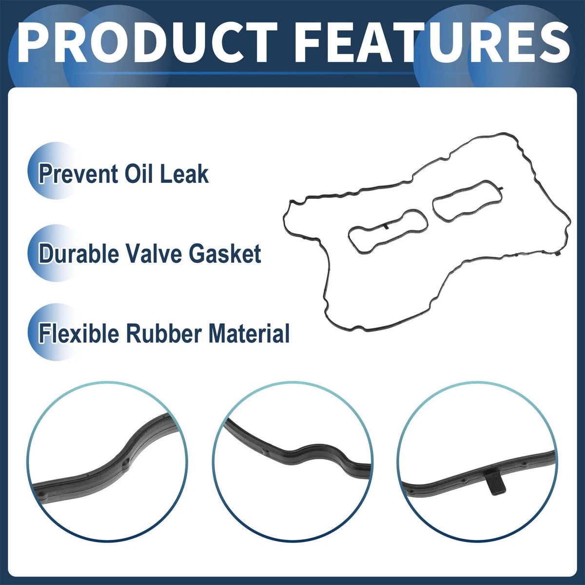 Valve Cover Gasket Set for BMW X5 (2014–2018) 11127614700