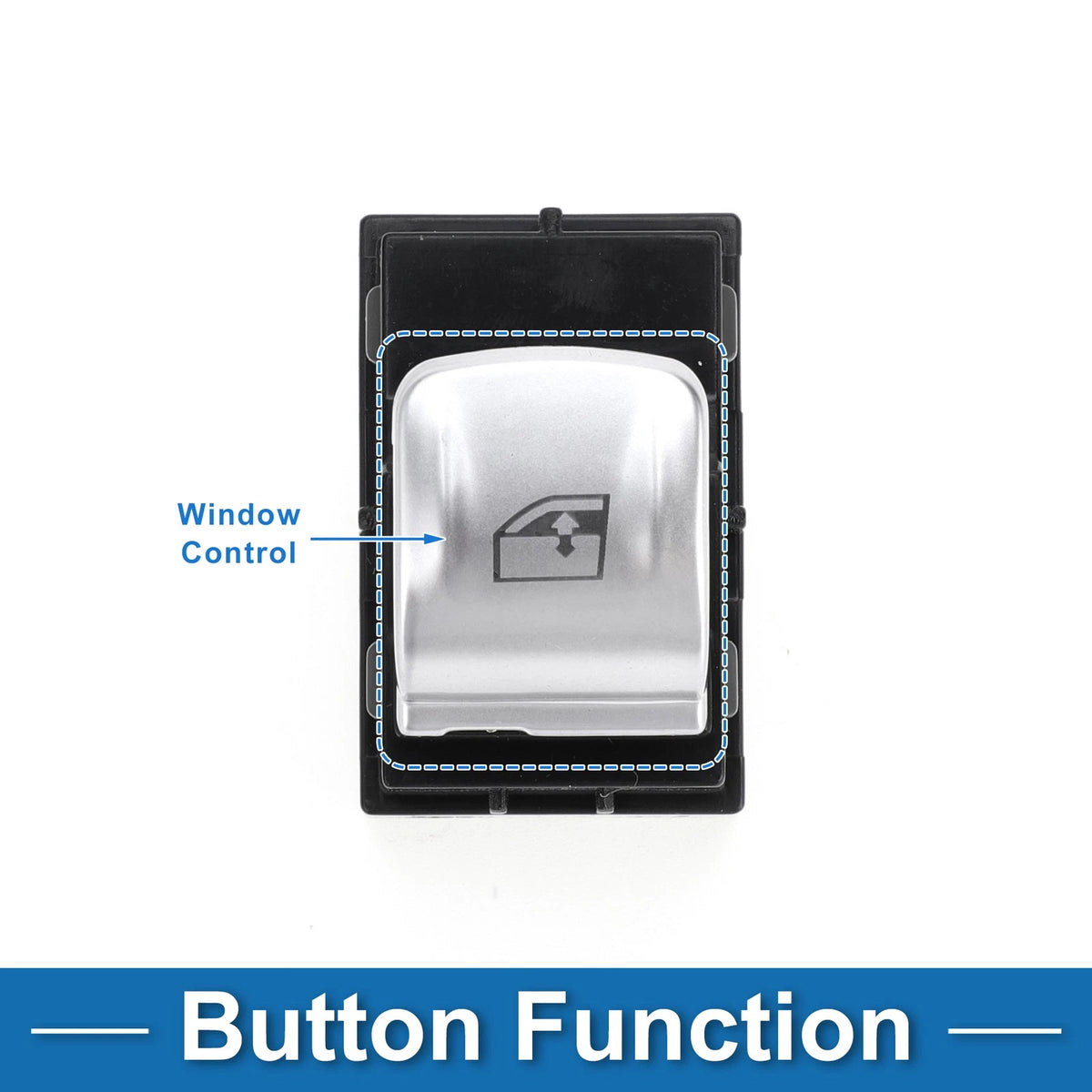 Power Window Switch Rear Left Side for BMW 740i 750i xDrive (2009–2019)