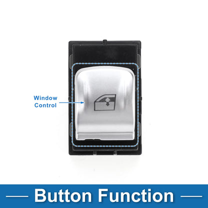 Power Window Switch Rear Left Side for BMW 740i 750i xDrive (2009–2019)