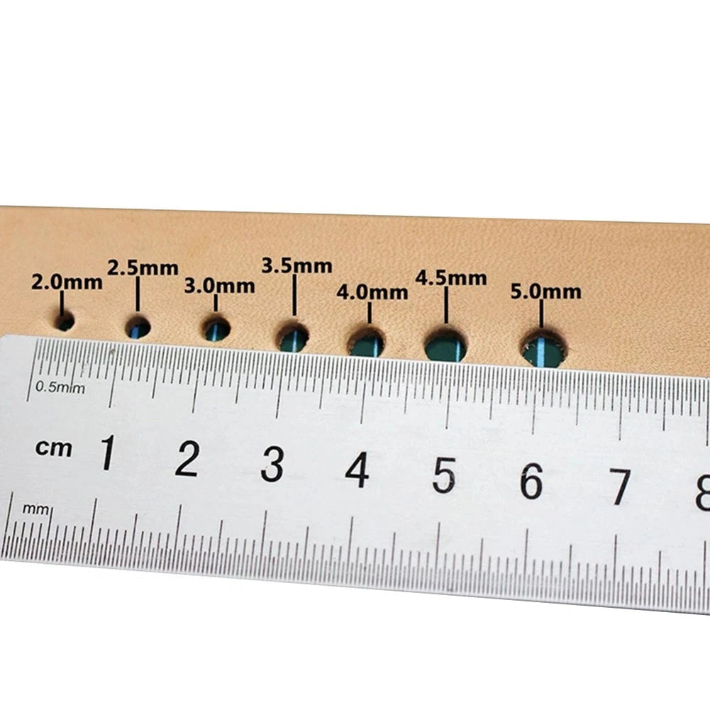 Hollow Chisel Leather Punch Tool for Clean Hole Punching