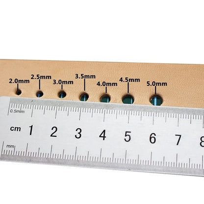 Hollow Chisel Leather Punch Tool for Clean Hole Punching