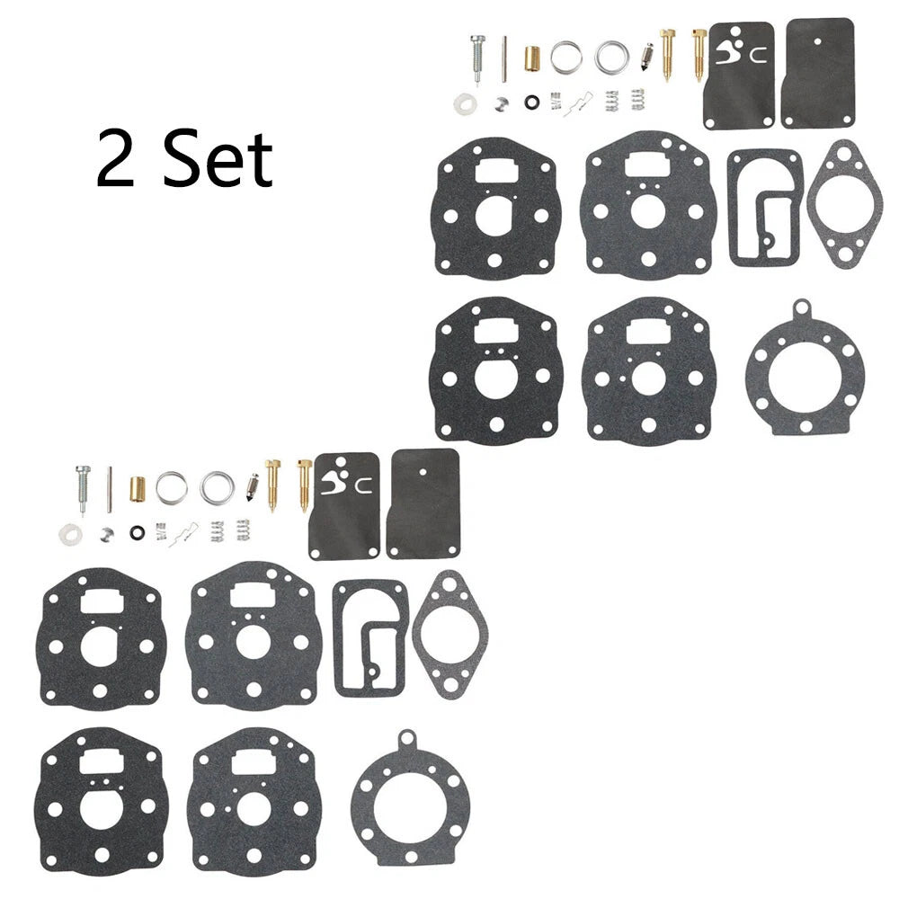 2X Carburetor Overhaul Kit for B&S 394502 694056 491539 402447 402451
