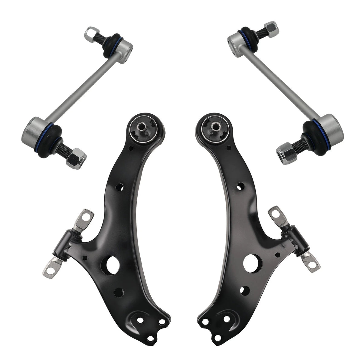 Set of 4 Front Lower Control Arms w/Sway Bar for Camry Avalon (2002–2012)