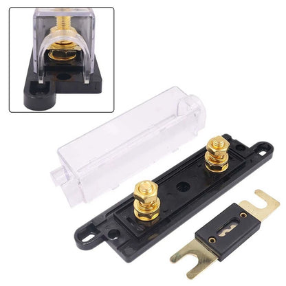 4 Piece Fuse Holder Kit for Car Audio (50A, 60A, 80A)