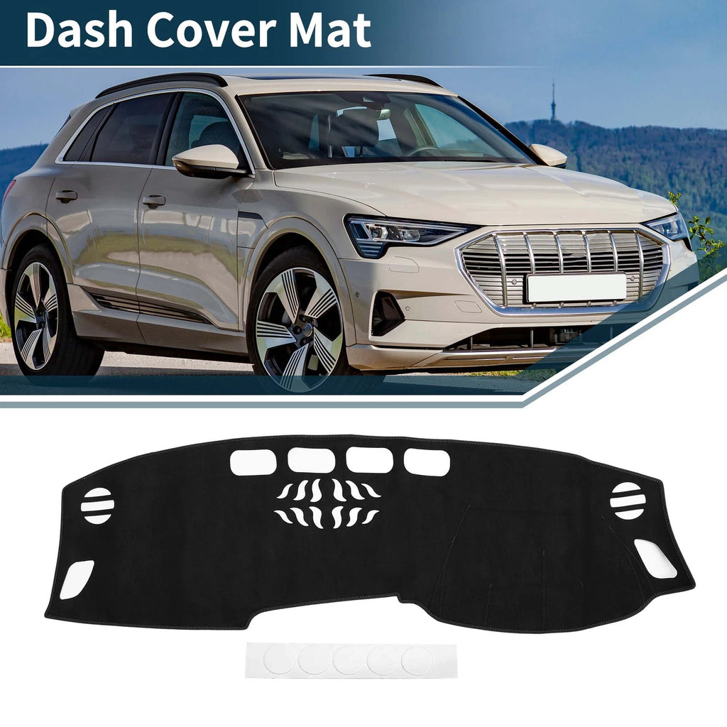 Dash Cover Mat Sun Protector for Audi A4 (2017–2020) Black Dashboard