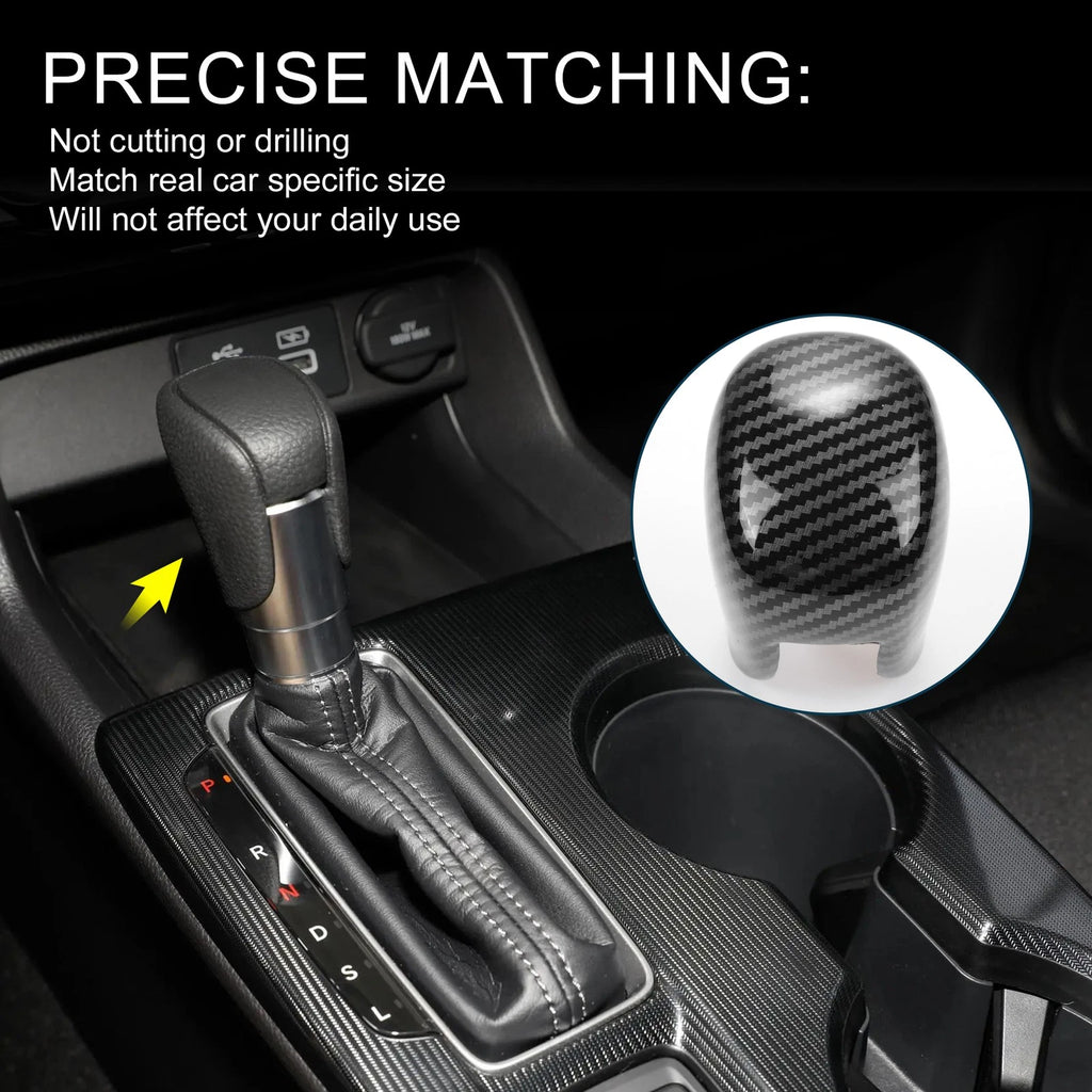 Shift Knob Decor Cover Replacement for Honda Civic (2022–2025) Black
