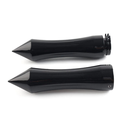 1" Spike Handlebar Handles with Throttle for Harley Honda
