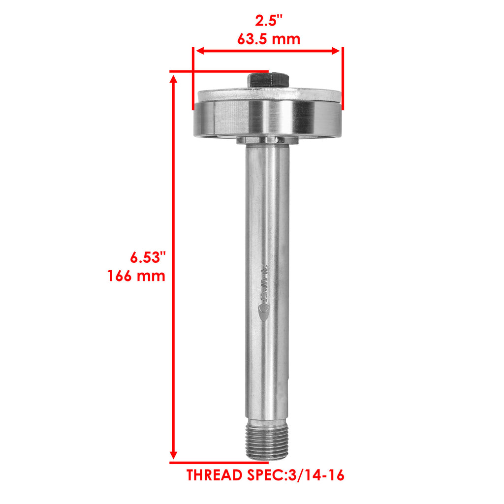 Deck Spindle Shaft Replacement for John Deere RX73 RX75 SX75 RX95 SRX75 (2005–2018)