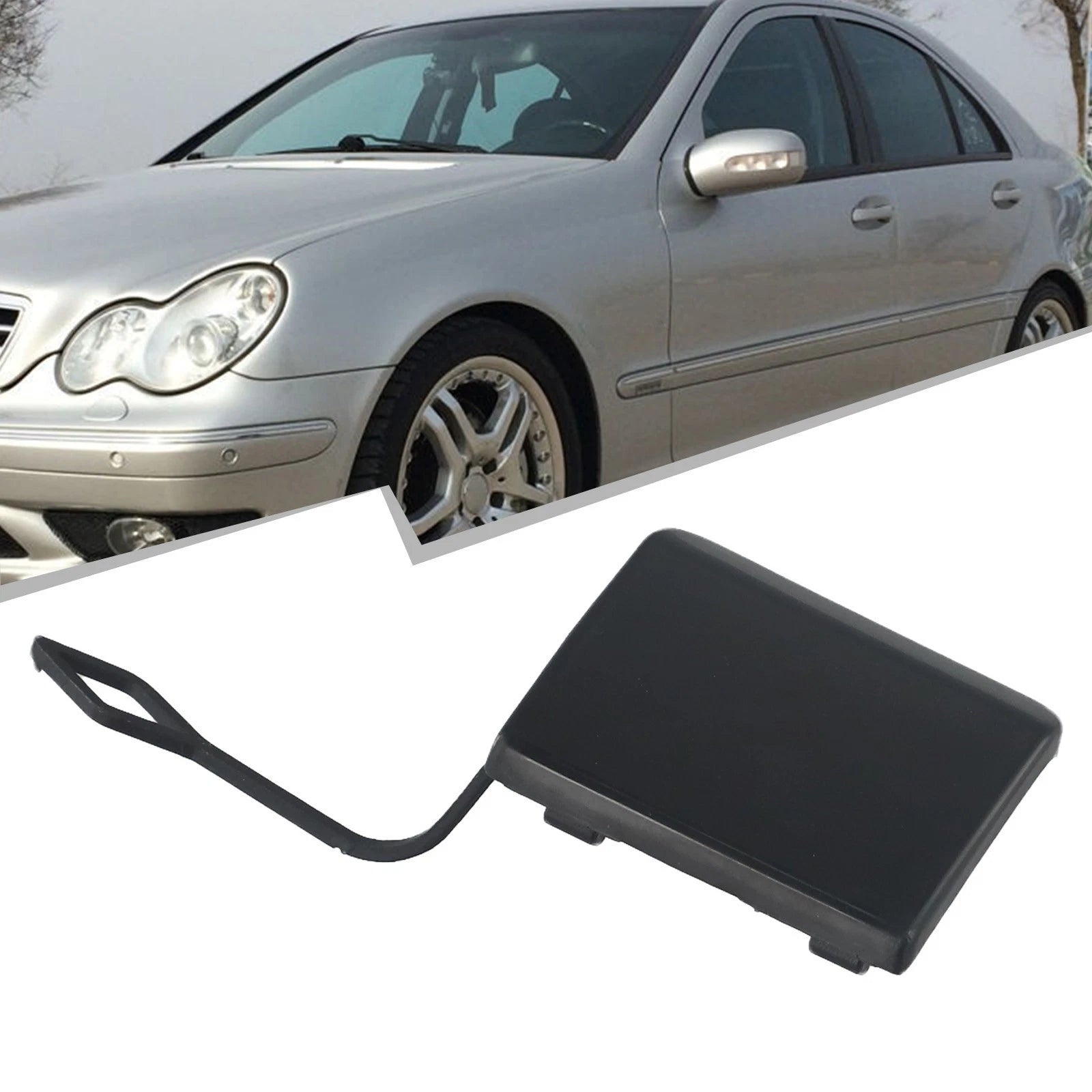 Tow Hook Winch Cover for Mercedes W203 (2000–2007)