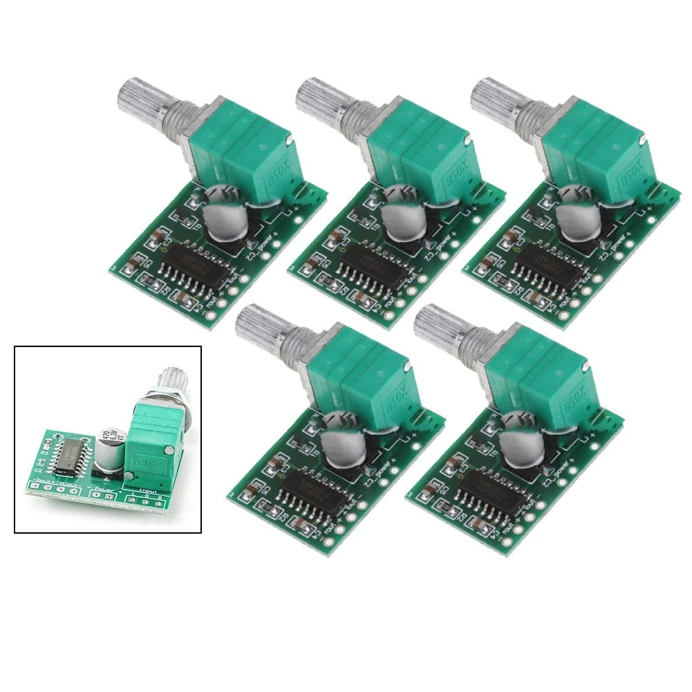 PAM8403 USB Powered Audio Amplifier Circuit Board with Volume Control