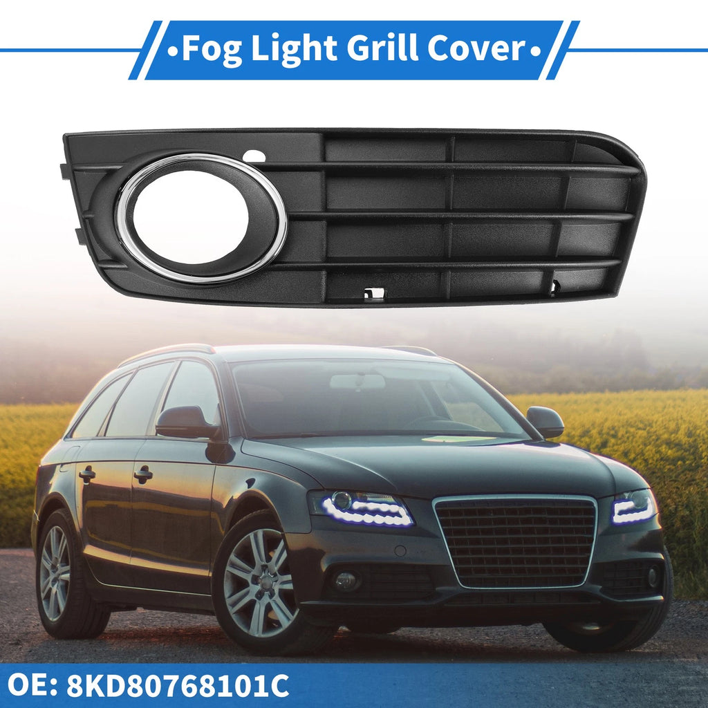 Front Left Fog Light Grill Replacement for Audi A4 A4L B8 (2009–2012)