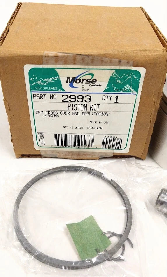 Piston Kit STD for Morse V6 3.625'' Cross Flow (1993–1993)