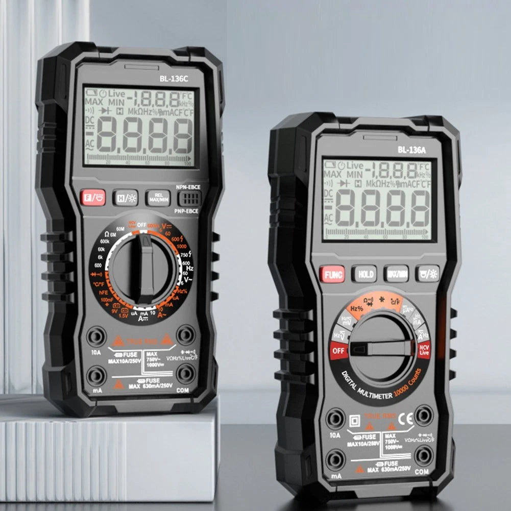 Digital Multimeter 10000 Count True RMS Frequency 10Hz to 10MHz
