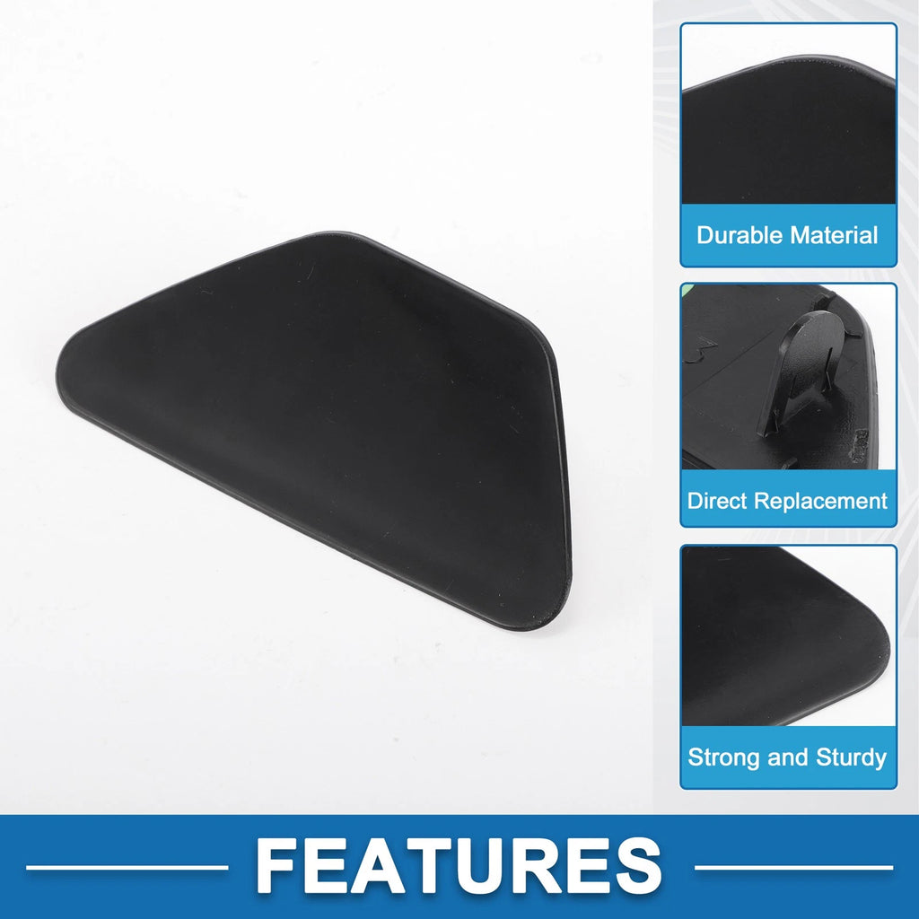 Front Left Headlight Washer Nozzle Cap for BMW M5 (2013–2016) Unpainted Black