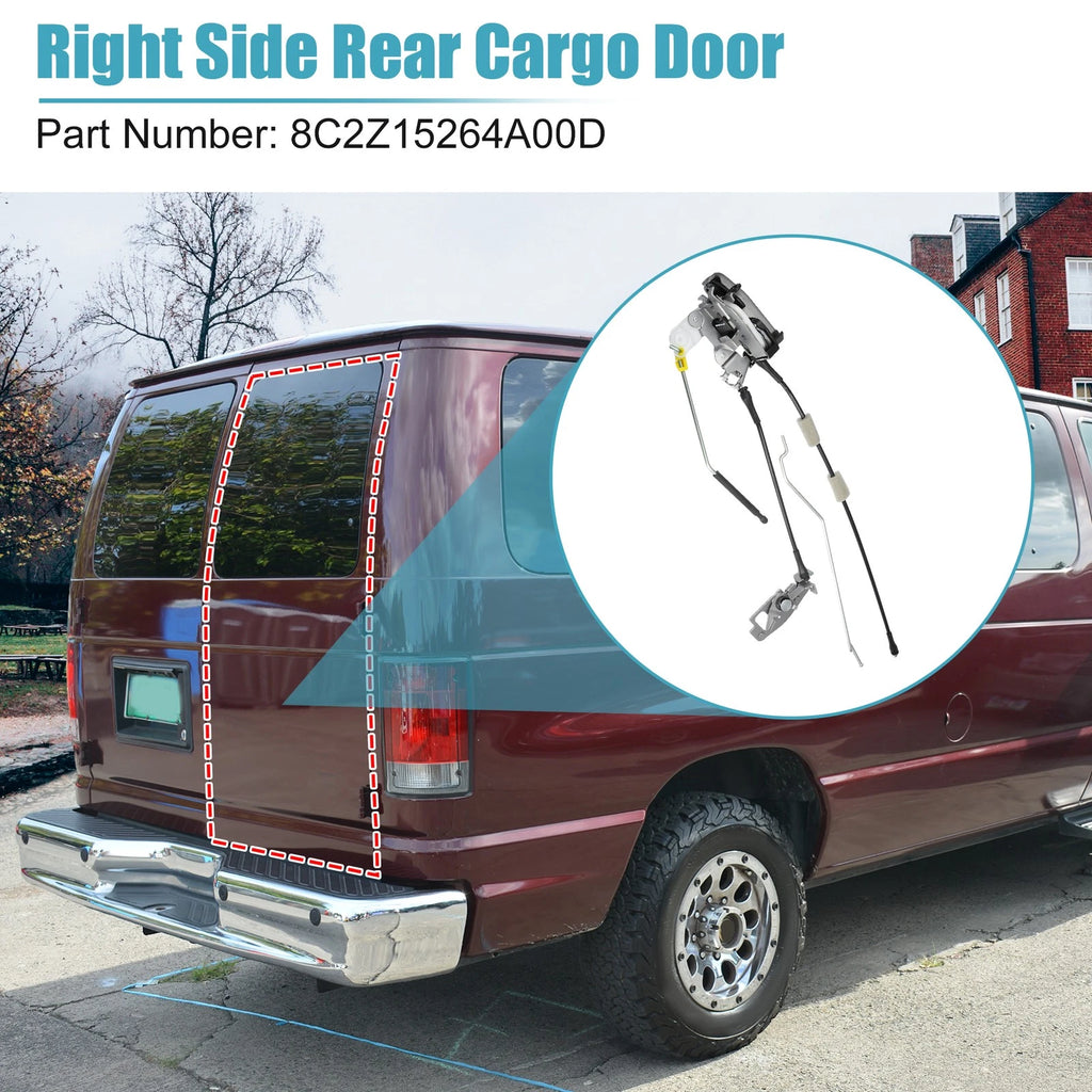Set of 2 Door Latch Assembly for Ford E150 (2004–2014)
