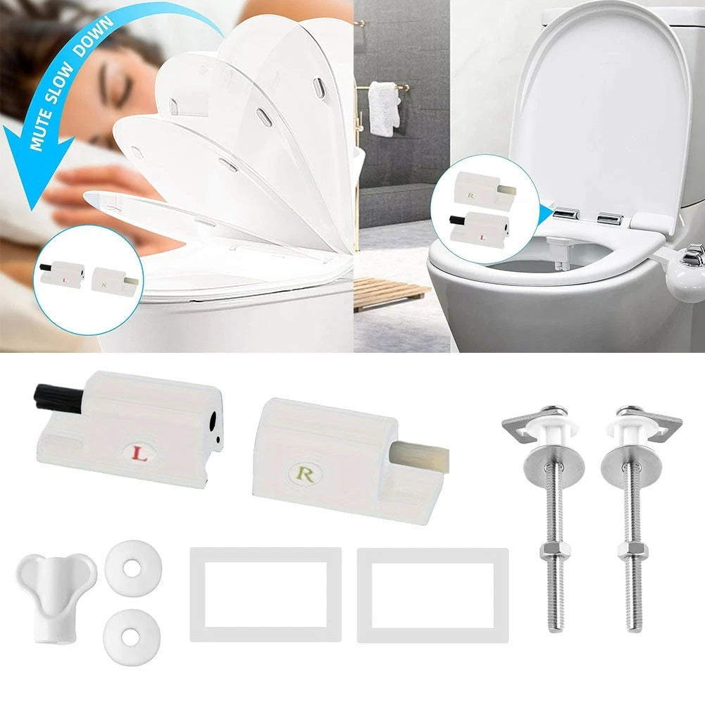 Toilet Seat Hinge Replacement Kit for Bathrooms