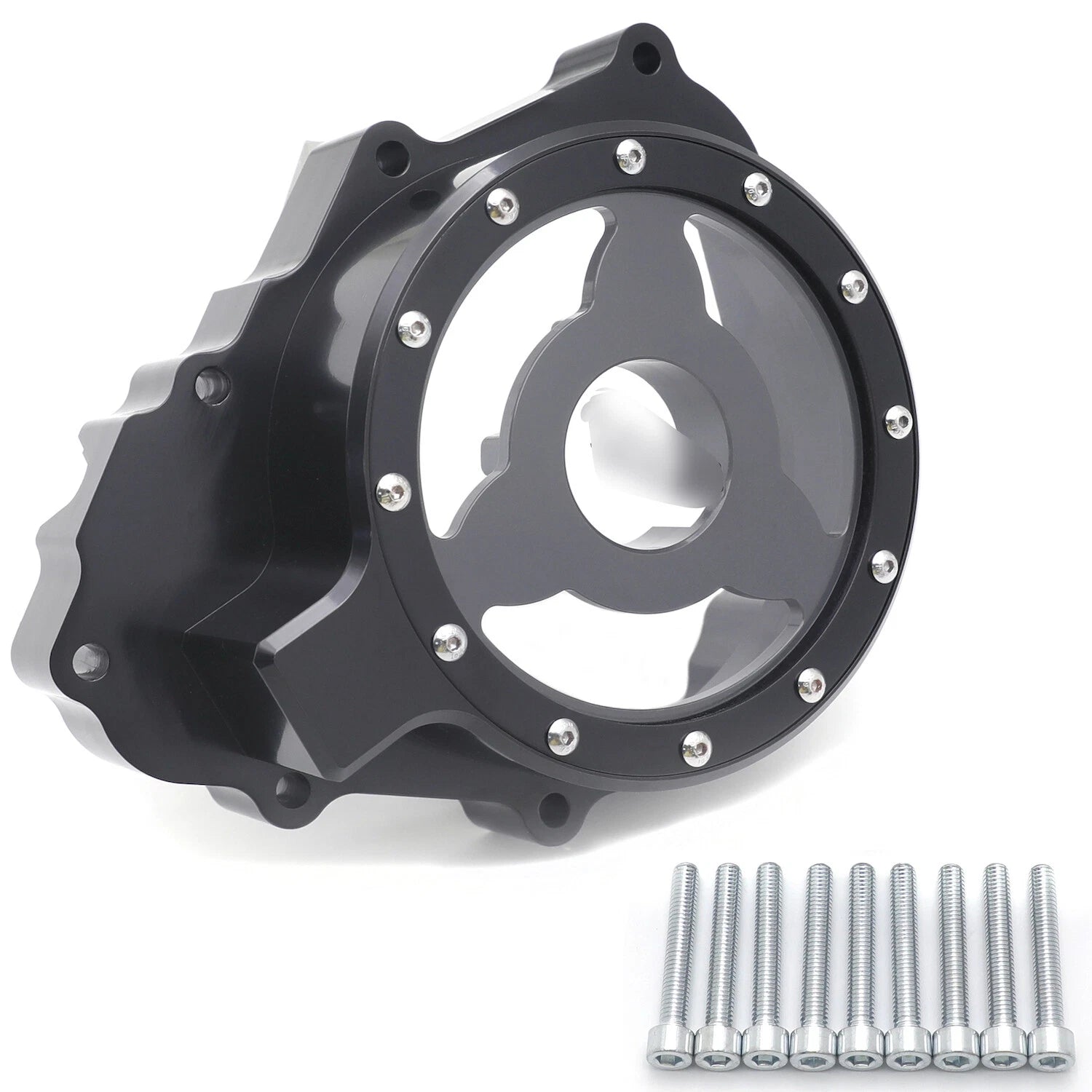 CNC Clear Left Engine Stator Cover for Honda CBR600/F4/F4i (1986–2001)