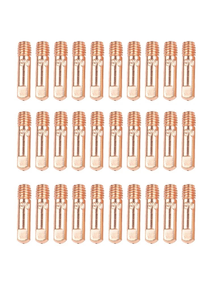 30PCS Welding Tips for 15AK Mig Welding Torch (0.8mm)