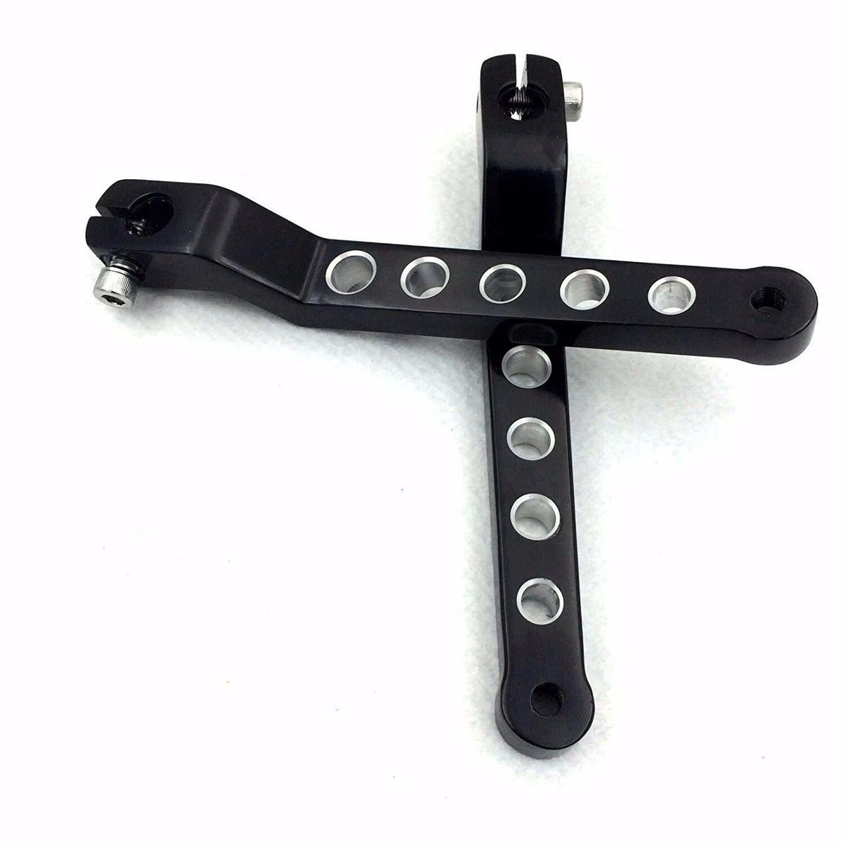 Black Aluminum Heel/Toe Shift Levers for Harley Road King (1988–Present)