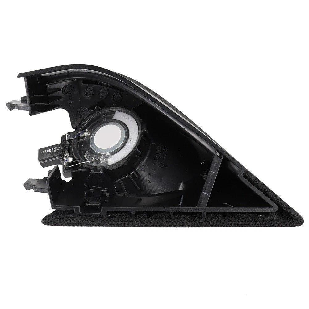 For Model Y 2020 2021 Left Front Door Tweeter Speaker Cover in Black ABS