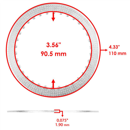 Clutch Friction Steel Plates with Gasket for Honda CRF150R (2007–2021)
