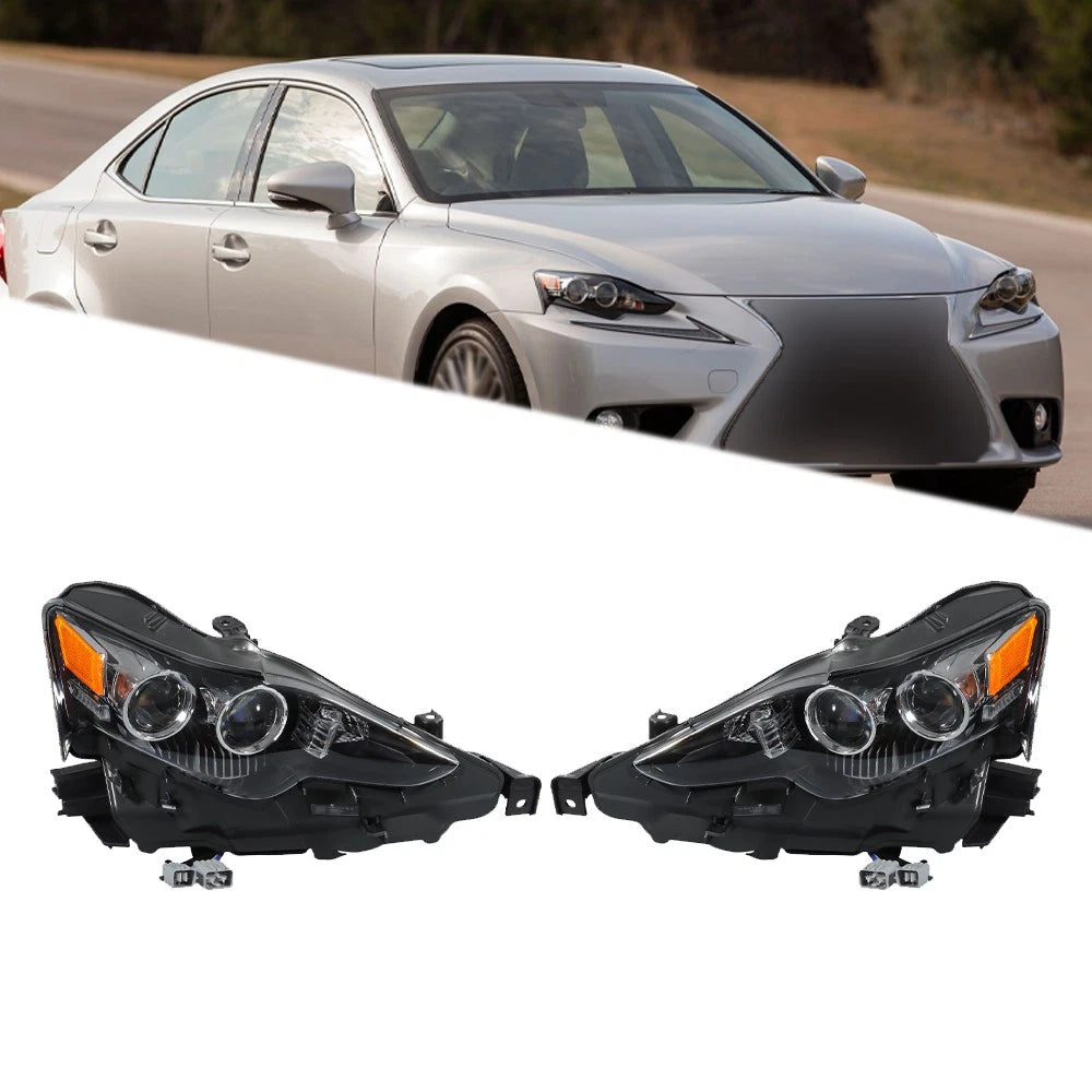 2X LED Headlights for Lexus IS250 IS350 (2014–2016)