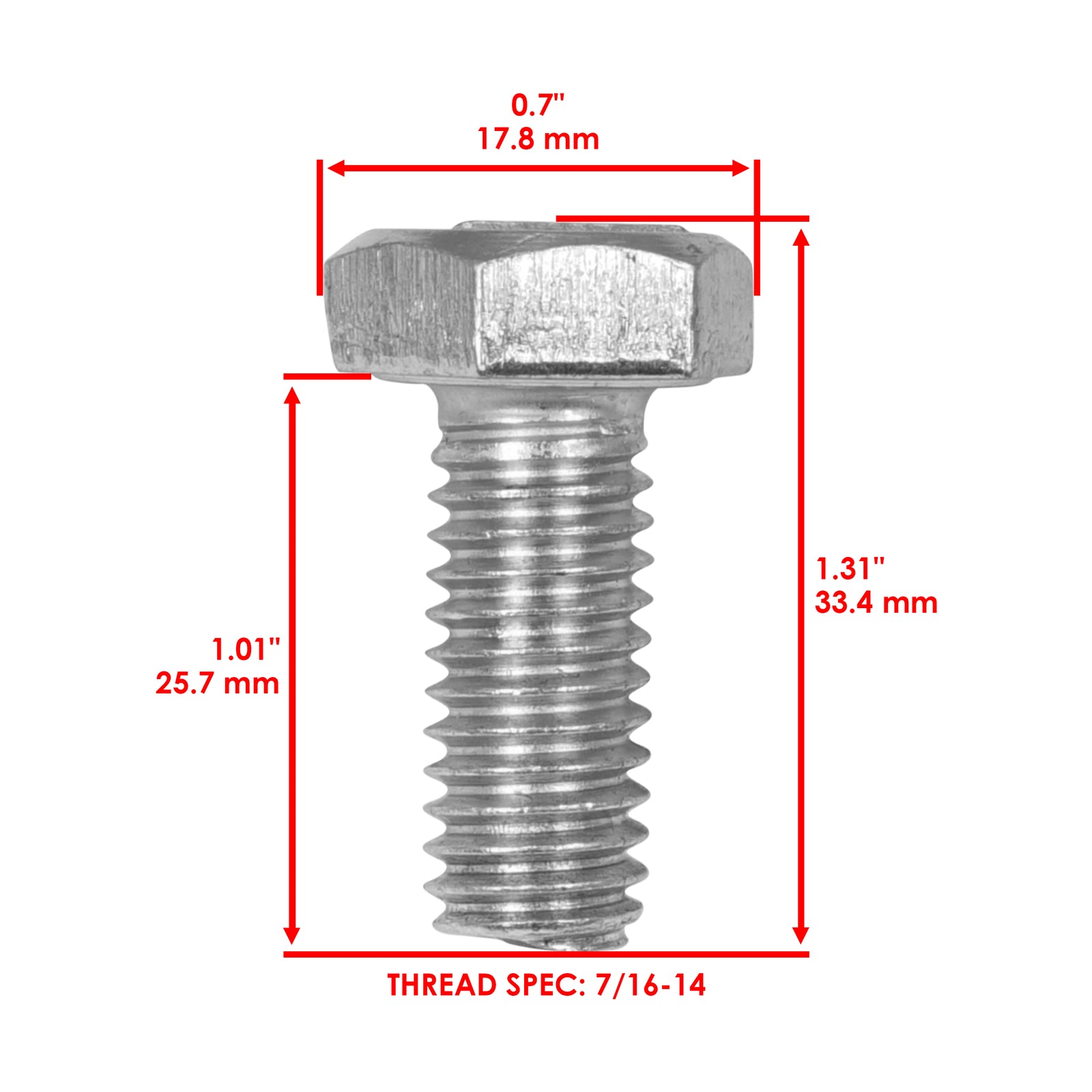 Deck Blade Bolts Replacement for John Deere Z225 Z425 (2011–2019)