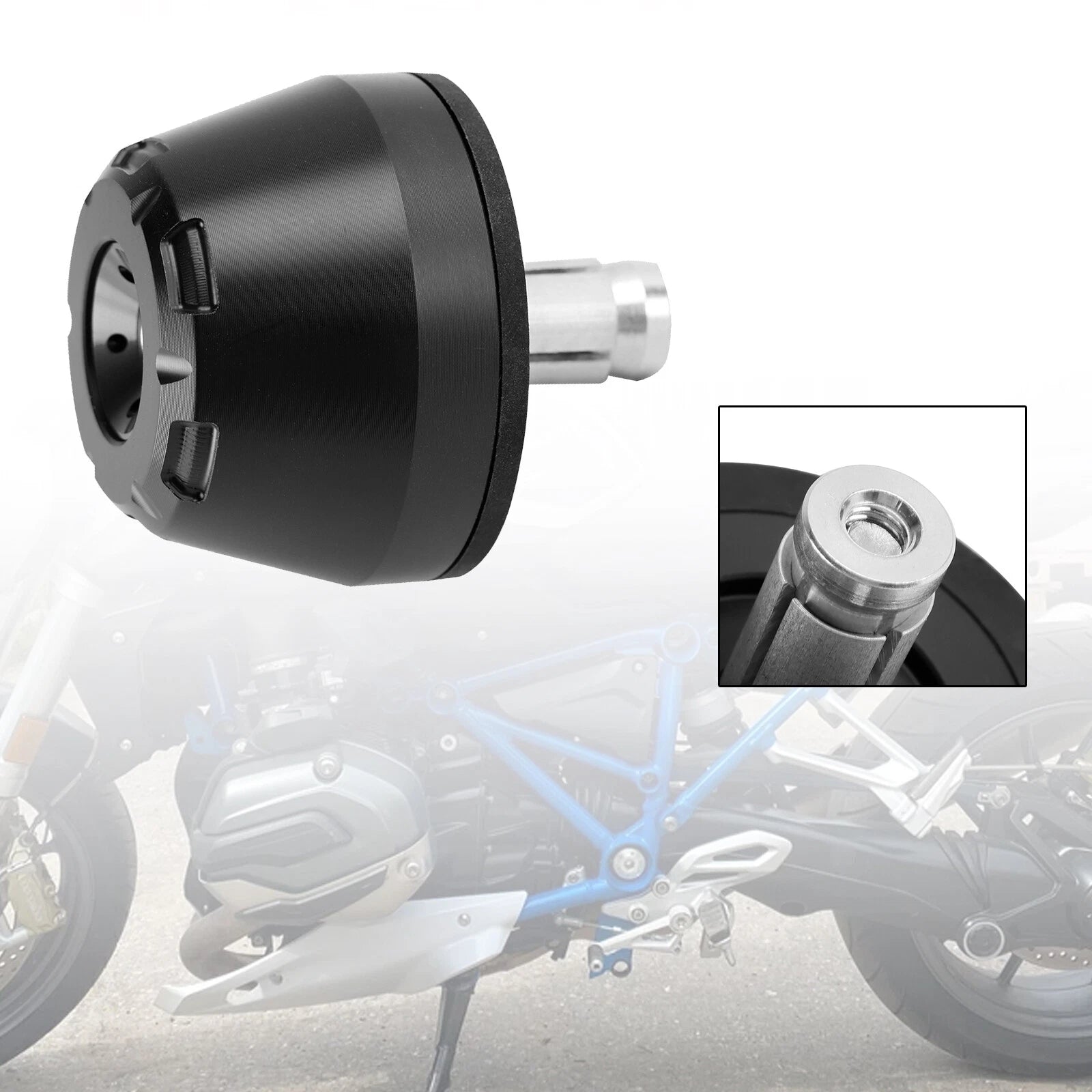 Rear Axle Fork Sliders for BMW R1200 R1300 (2024–2024) - Black