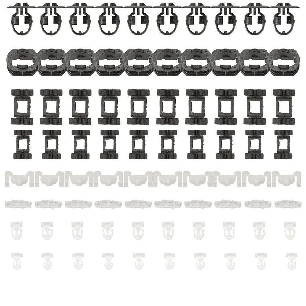 80 Pieces Side Skirts Mounting Clips for Mercedes CLK C208 A208 (1997–2002)