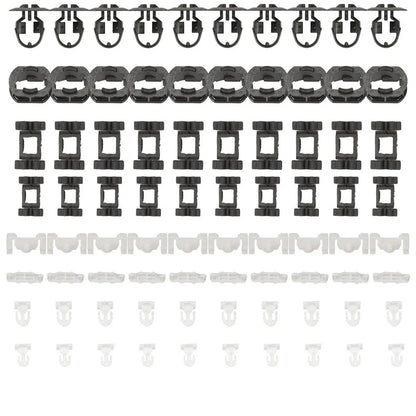 80 Pieces Side Skirts Mounting Clips for Mercedes CLK C208 A208 (1997–2002)