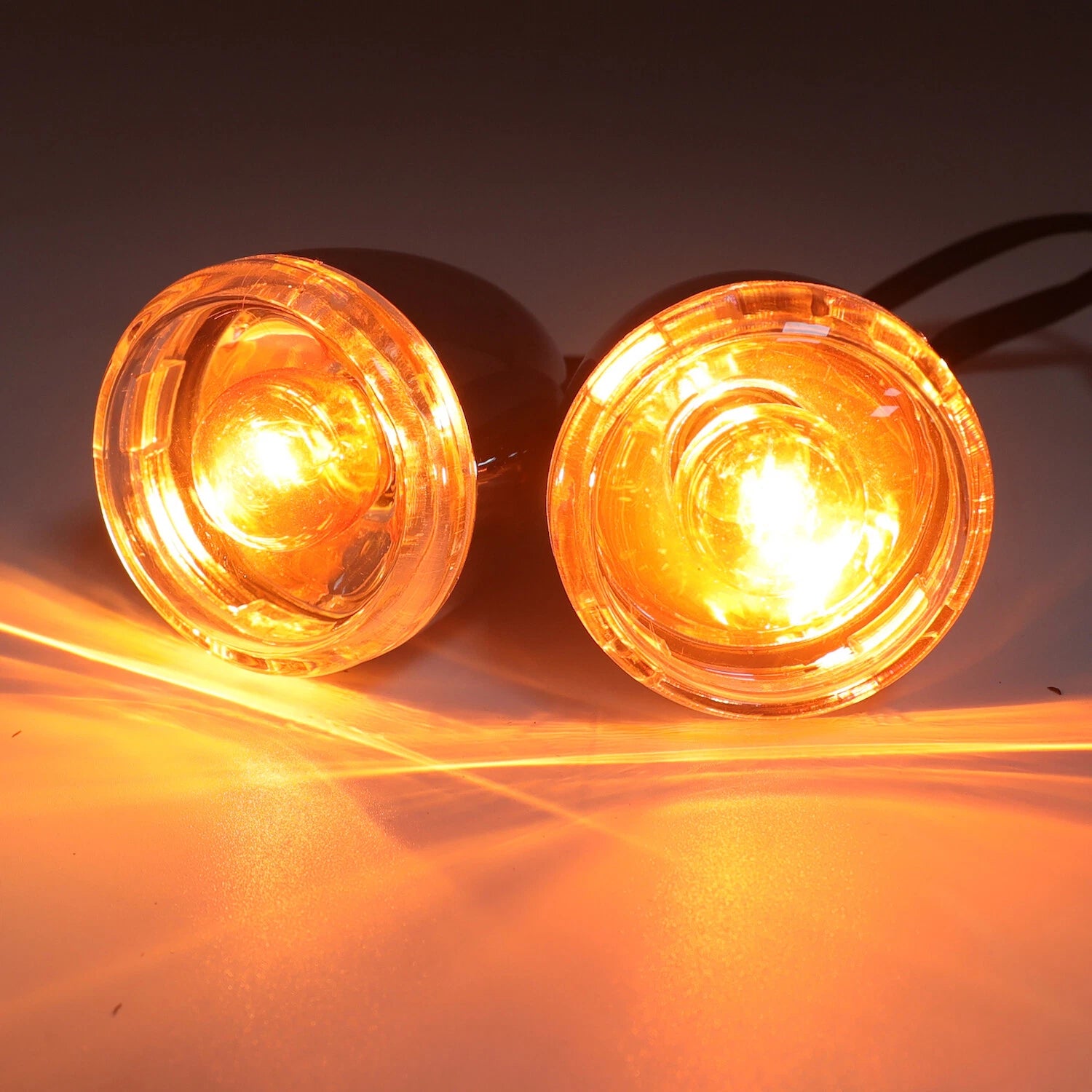 Clear Rear Turn Signal Light Indicator for Harley FXDB (2007–2008)