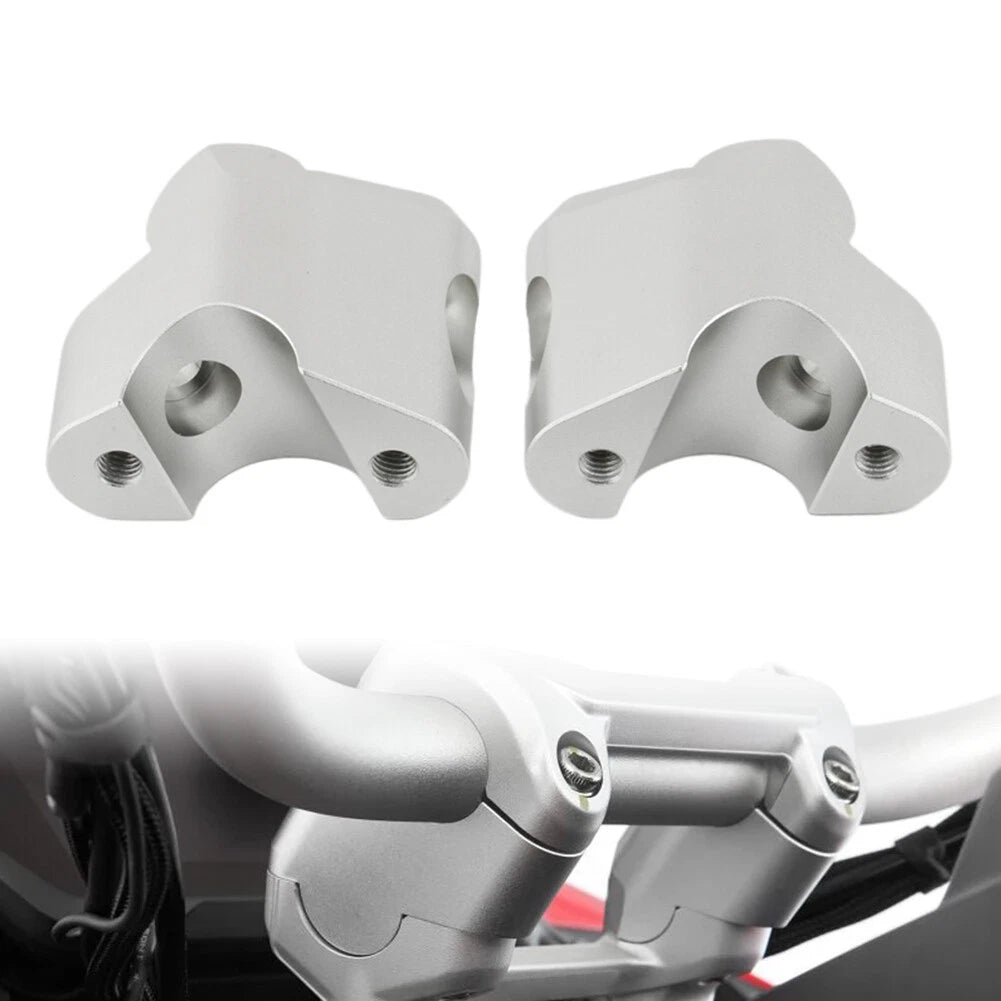 2X Handlebar Raiser Clamp Mount Adapter for Ducati Multistrada V4 (2021–2023)