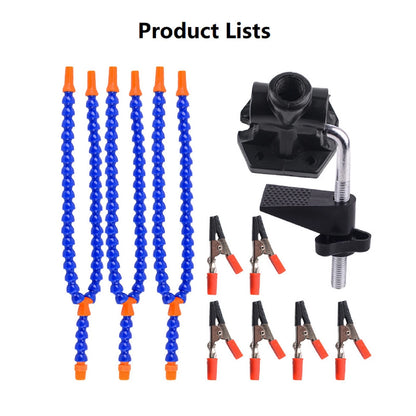 6-Arm Flexible Soldering Iron Stand for PCB Board