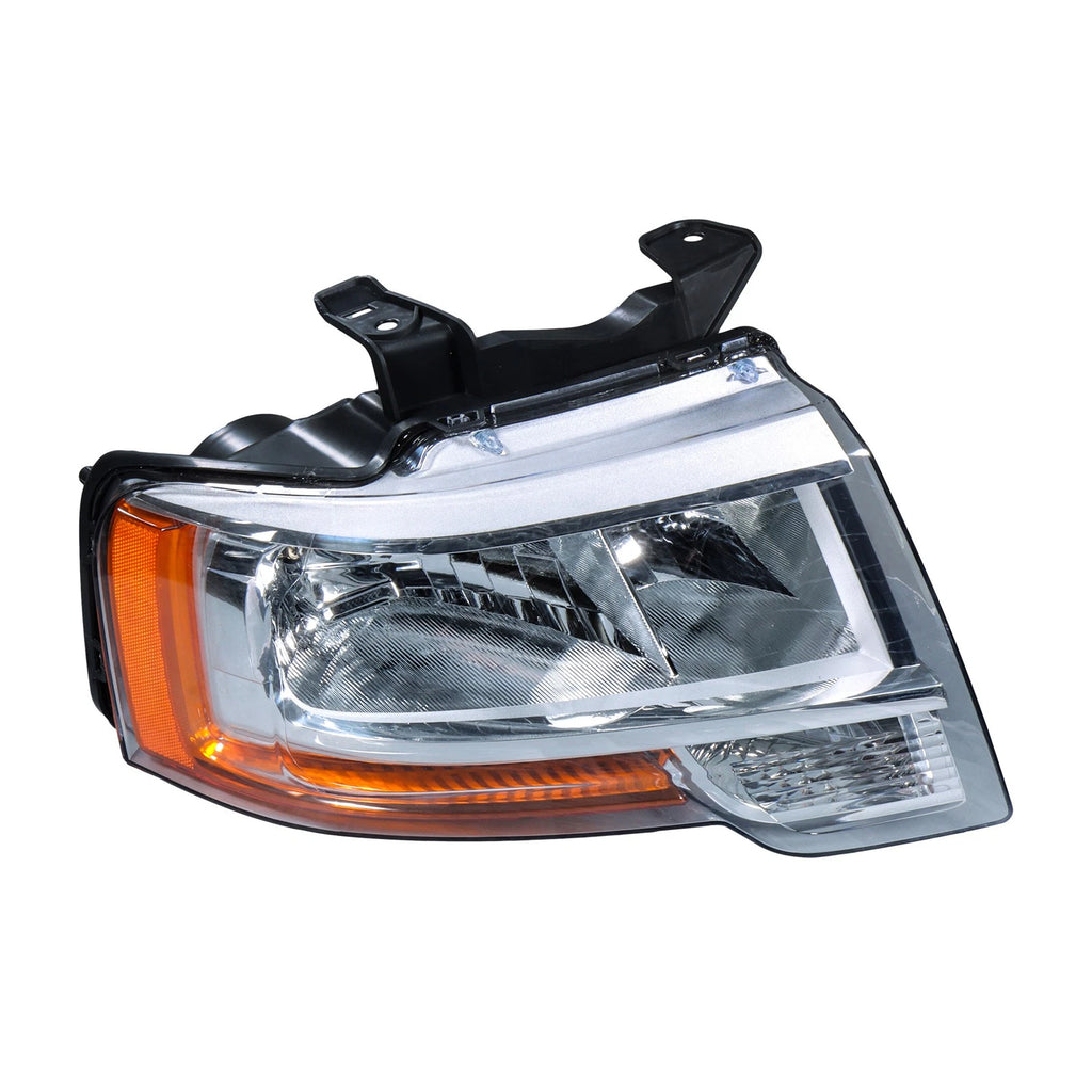 Headlight Assembly Passenger Side for Ford Expedition (2015–2017) Halogen Chrome
