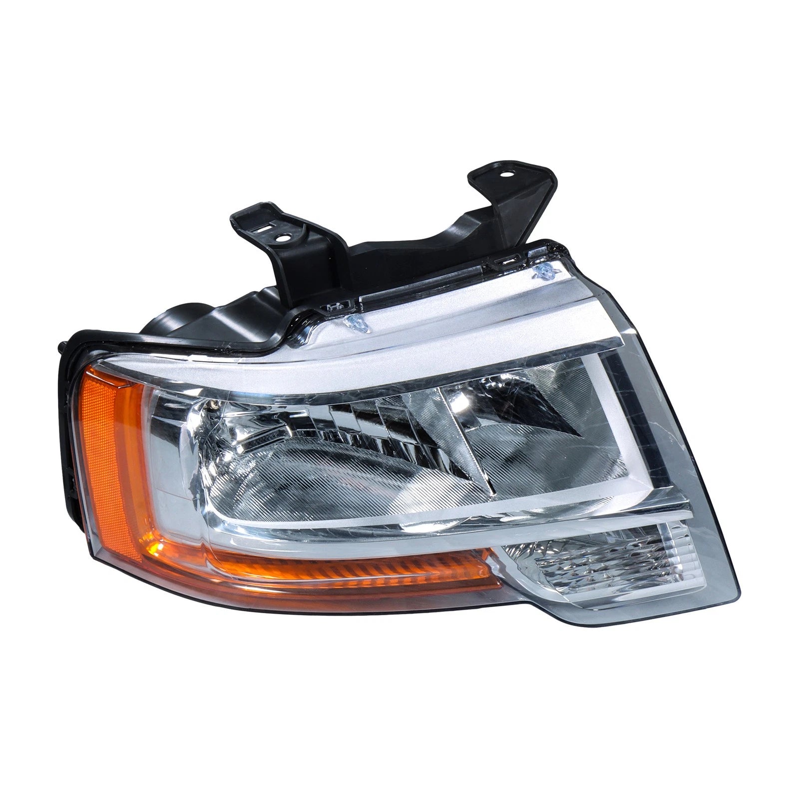 Headlight Assembly Passenger Side for Ford Expedition (2015–2017) Halogen Chrome