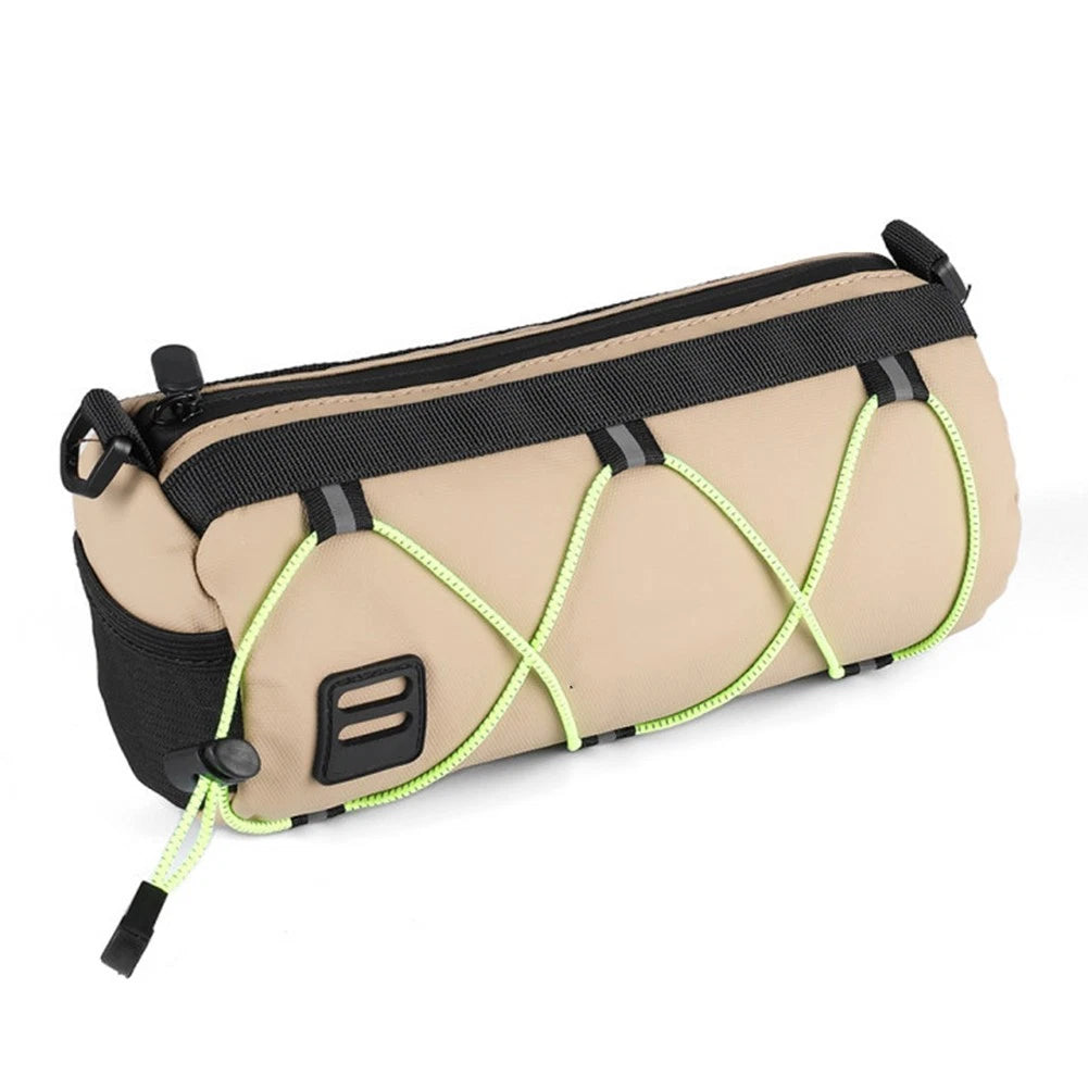 600D Waterproof Bicycle Handlebar Bag with Shoulder Strap for Most Bicycles
